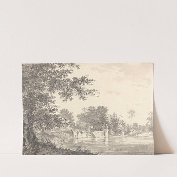 Original Drawings for Choix de Vues de L'Inde and Others Pl.03 by William Hodges