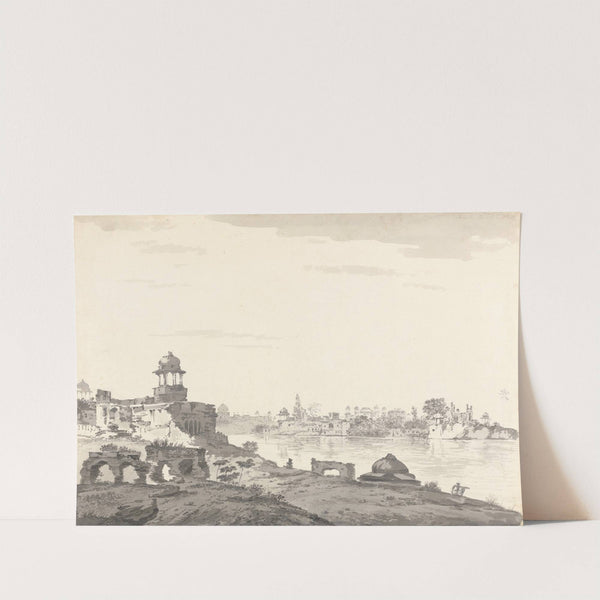 Original Drawings for Choix de Vues de L'Inde and Others Pl.09 by William Hodges