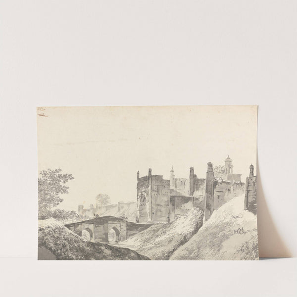 Original Drawings for Choix de Vues de L'Inde and Others Pl.11 by William Hodges