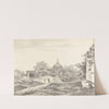 Original Drawings for Choix de Vues de L'Inde and Others Pl.13 by William Hodges