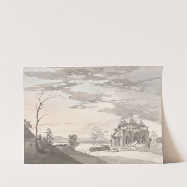 Original Drawings for Choix de Vues de L'Inde and Others Pl.16 by William Hodges