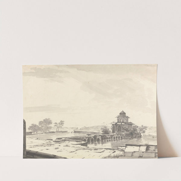 Original Drawings for Choix de Vues de L'Inde and Others Pl.22 by William Hodges