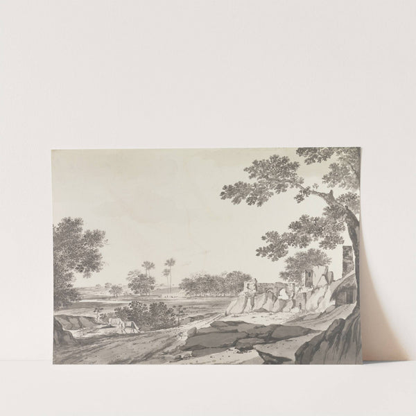 Original Drawings for Choix de Vues de L'Inde and Others Pl.35 by William Hodges