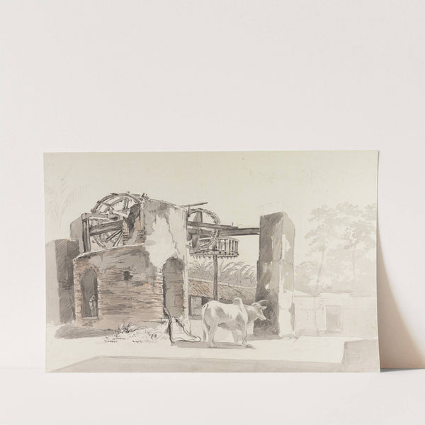 Original Drawings for Choix de Vues de L'Inde and Others Pl.38 by William Hodges