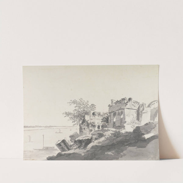 Original Drawings for Choix de Vues de L'Inde and Others Pl.49 by William Hodges