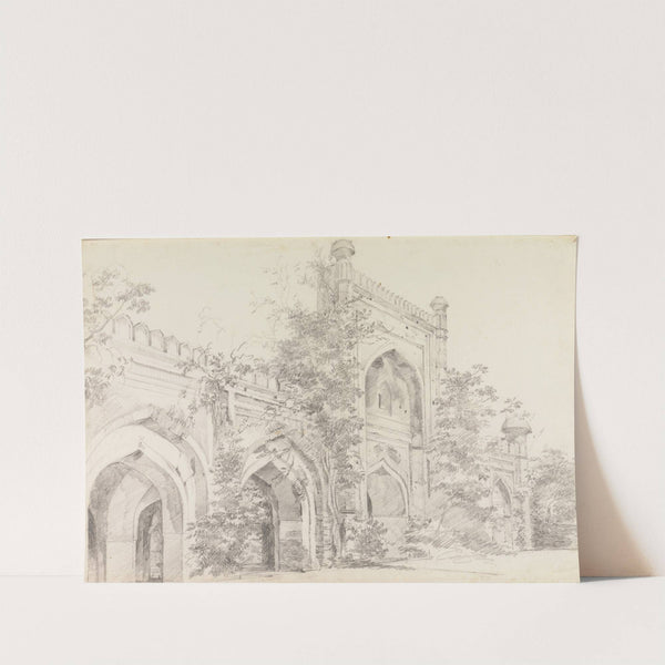 Original Drawings for Choix de Vues de L'Inde and Others Pl.53 by William Hodges