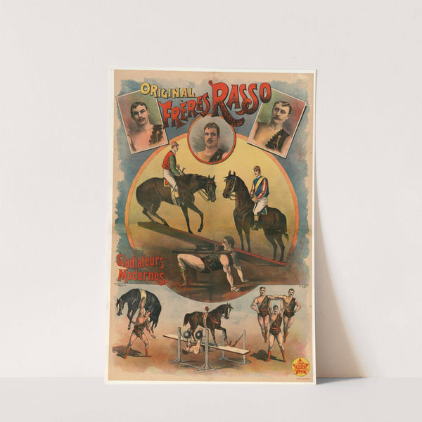 Original frères Rasso, gladiateurs modernes (1890) by Ateliers Alex Hoenig