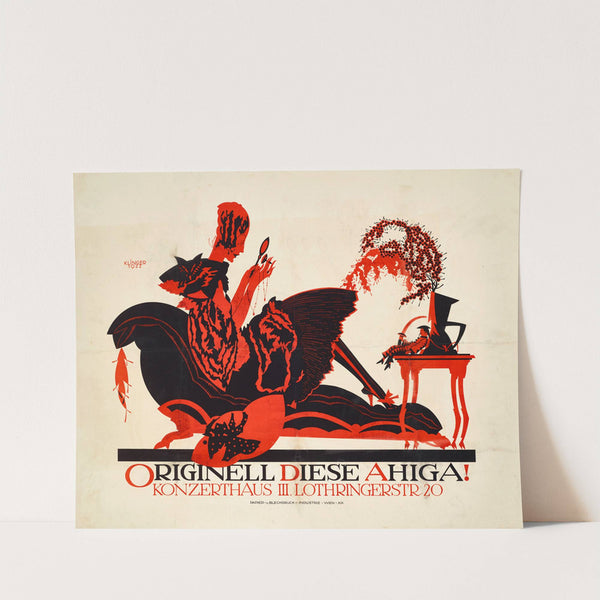 Originell diese AHIGA! (1922) by Julius Klinger