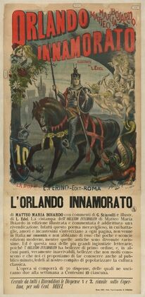 Orlando innamorato di Matteo Maria Boiardo (1893)