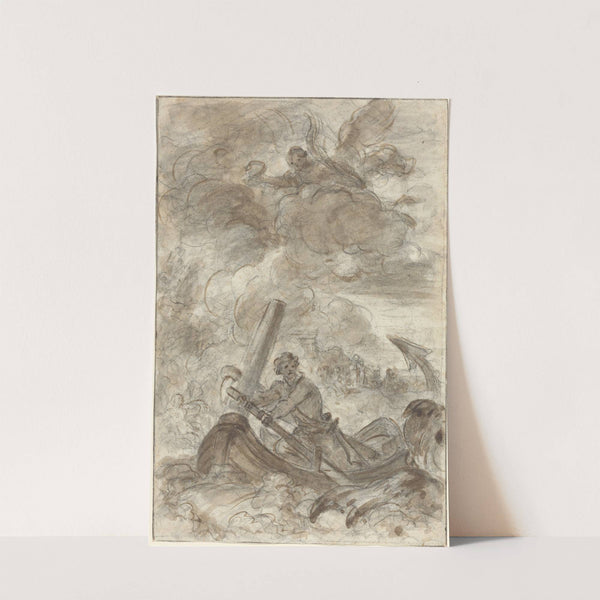 Orlando Kills the Orc with an Anchor by Jean-Honoré Fragonard