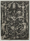 Ornament Design with a Bat in the Center (1550)