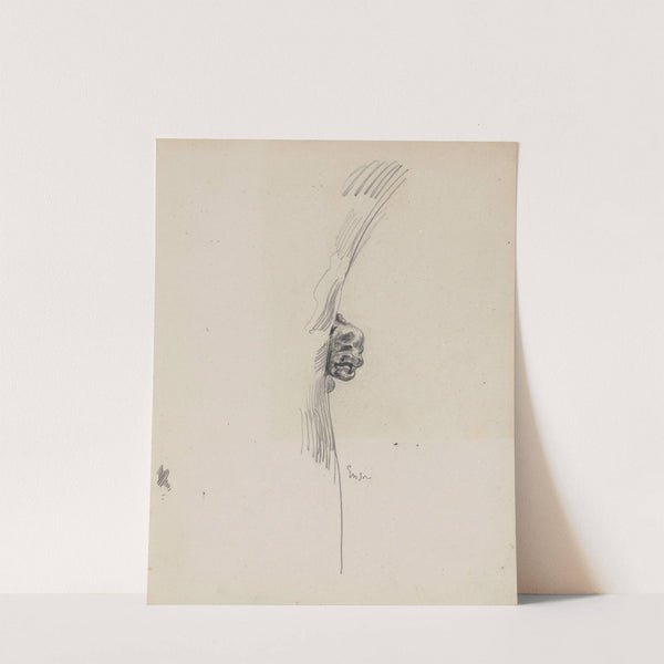 Ornament - Head of a monster by James Ensor