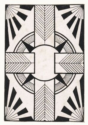 Ornament met cirkel en kruis