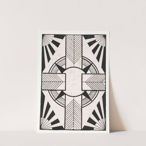 Ornament met cirkel en kruis by Samuel Jessurun de Mesquita