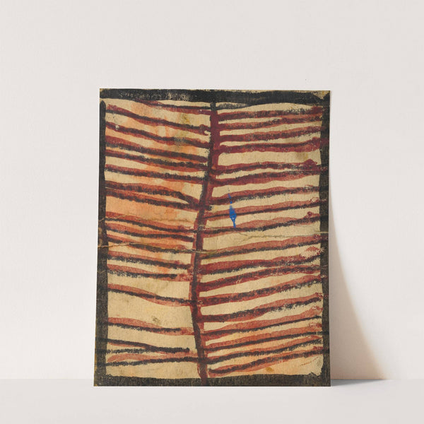 Ornament mit parallelen Linien (1918) by Egon Schiele