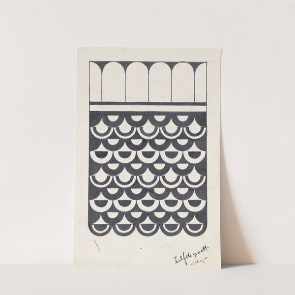 Ornament van schubben by Samuel Jessurun de Mesquita