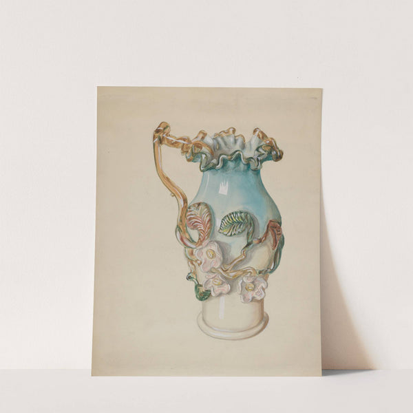 Ornamental Blue Pitcher by Robert Stewart