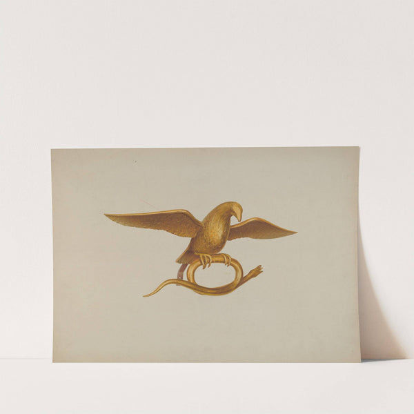 Ornamental Carving - Eagle and Snake by Alfred H. Smith