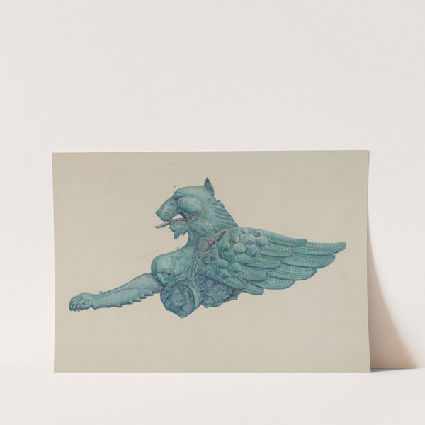 Ornamental Iron Griffon by Harriette Gale