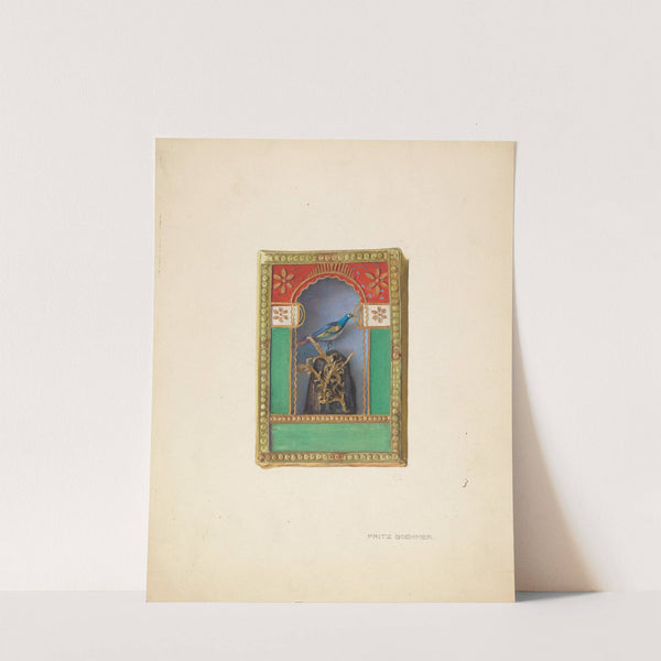 Ornamental Shadow Box by Fritz Boehmer