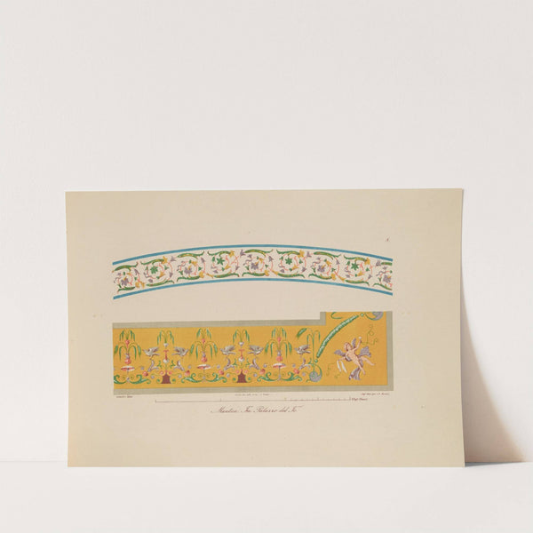 Ornamente aller klassischen Kunst-Epochen nach den Originalien in ihren eigenthümlichen Farben Pl.008 by Wilhelm Zahn