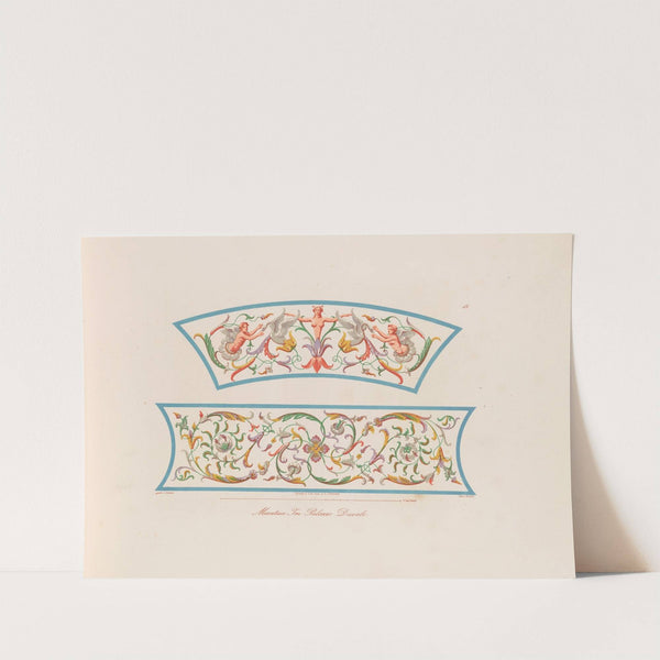 Ornamente aller klassischen Kunst-Epochen nach den Originalien in ihren eigenthümlichen Farben Pl.015 by Wilhelm Zahn