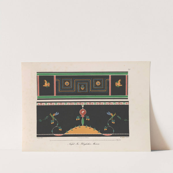 Ornamente aller klassischen Kunst-Epochen nach den Originalien in ihren eigenthümlichen Farben Pl.025 by Wilhelm Zahn