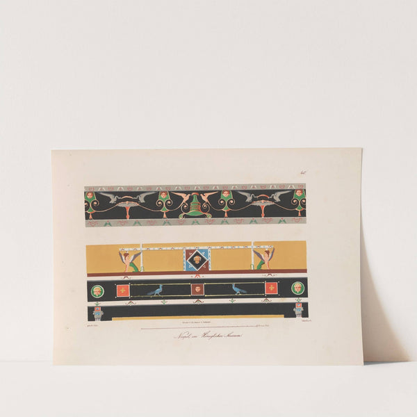 Ornamente aller klassischen Kunst-Epochen nach den Originalien in ihren eigenthümlichen Farben Pl.040 (1870) by Wilhelm Zahn