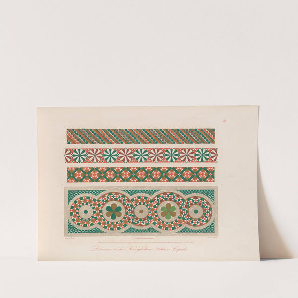 Ornamente aller klassischen Kunst-Epochen nach den Originalien in ihren eigenthümlichen Farben Pl.042 (1870) by Wilhelm Zahn
