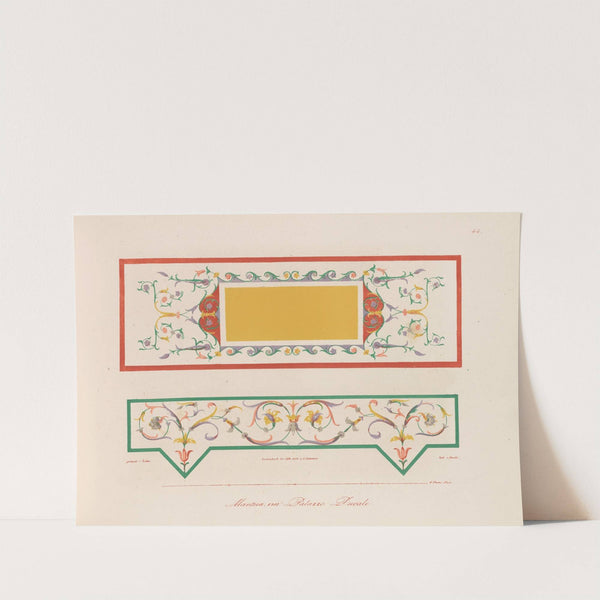 Ornamente aller klassischen Kunst-Epochen nach den Originalien in ihren eigenthümlichen Farben Pl.044 (1870) by Wilhelm Zahn