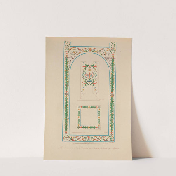 Ornamente aller klassischen Kunst-Epochen nach den Originalien in ihren eigenthümlichen Farben Pl.065 by Wilhelm Zahn