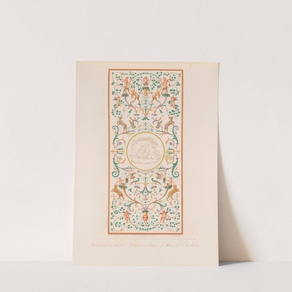 Ornamente aller klassischen Kunst-Epochen nach den Originalien in ihren eigenthümlichen Farben Pl.070 by Wilhelm Zahn