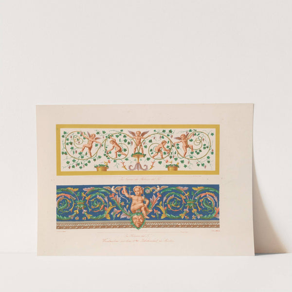 Ornamente aller klassischen Kunst-Epochen nach den Originalien in ihren eigenthümlichen Farben Pl.071 by Wilhelm Zahn