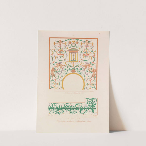 Ornamente aller klassischen Kunst-Epochen nach den Originalien in ihren eigenthümlichen Farben Pl.076 by Wilhelm Zahn