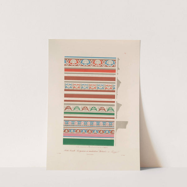 Ornamente aller klassischen Kunst-Epochen nach den Originalien in ihren eigenthümlichen Farben Pl.084 by Wilhelm Zahn