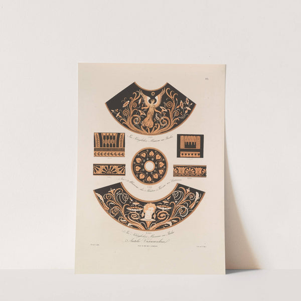Ornamente aller klassischen Kunst-Epochen nach den Originalien in ihren eigenthümlichen Farben Pl.085 by Wilhelm Zahn