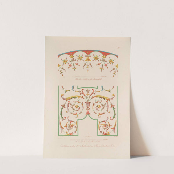 Ornamente aller klassischen Kunst-Epochen nach den Originalien in ihren eigenthümlichen Farben Pl.099 by Wilhelm Zahn