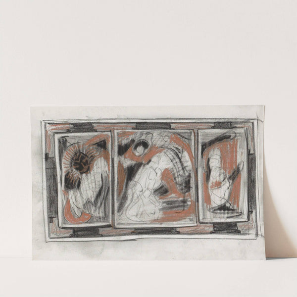 Ornamenteel ontwerp (1895) by Carel Adolph Lion Cachet