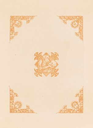 Ornamentiek en een aap met een schedel (1910)