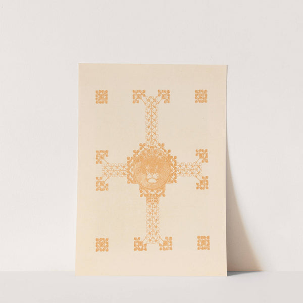 Ornamentiek en een gekroonde leeuw (1910) by Bernard Willem Wierink