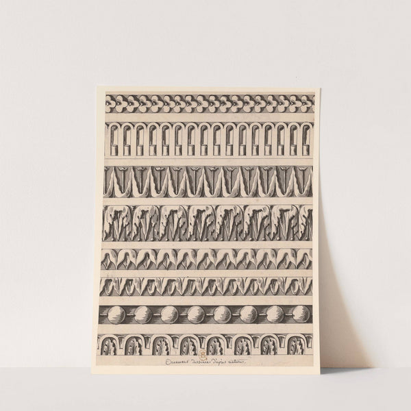 Ornemens dessinée d’après nature (1777-1825) by Jean Jacques Lequeu