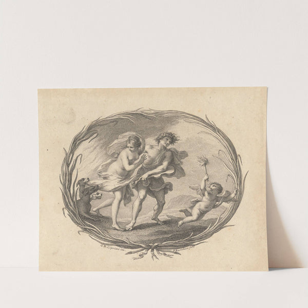 Orpheus and Eurydice by Giovanni Battista Cipriani