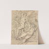 Orpheus and Eurydice (recto) by Jean-Honoré Fragonard