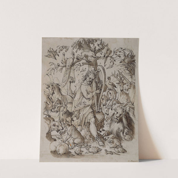 Orpheus Charming the Animals by Josias Murer II