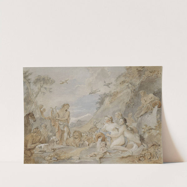 Orpheus Charming the Nymphs, Dryads, and Animals (1757) by Charles-Joseph Natoire