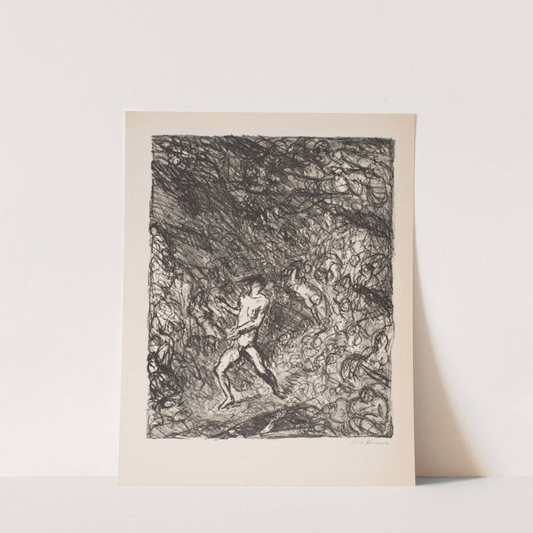 Orpheus in the Underworld, Plate 4 from the series ‘The Return of Eurydice, Three Cantos’ (1909) by Max Beckmann