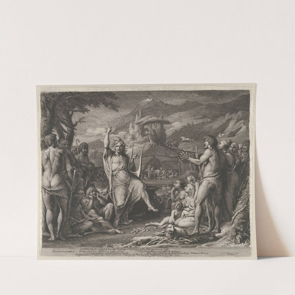 Orpheus Instructing a Savage People in Theology and the Arts of Social Life (1791) by James Barry