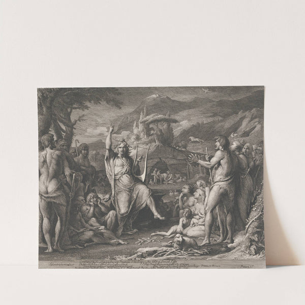 Orpheus instructing..in Theology (Designs for the Walls of the Great Room of Society for the Encouragement of the Arts) by James Barry