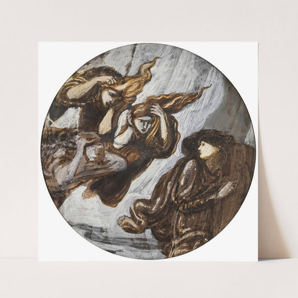 Orpheus Pursued by Furies by Sir Edward Coley Burne-Jones