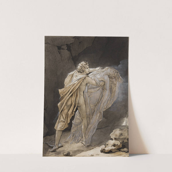 Orpheus tries to hold on to Eurydice (ca 1791) by François Gérard